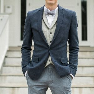 Blue Wedding Suit Coat